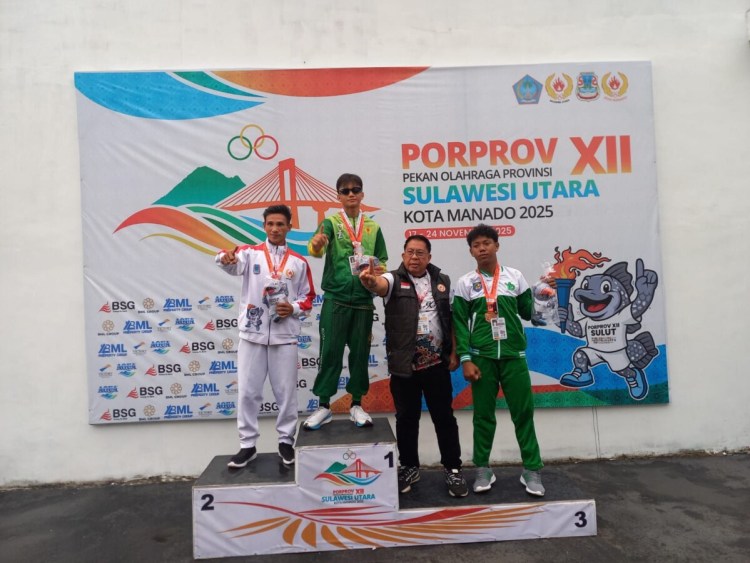 Hari Pembuka Kotamobagu Dapat 3 Emas Akuatik Porprov Sulut 2025