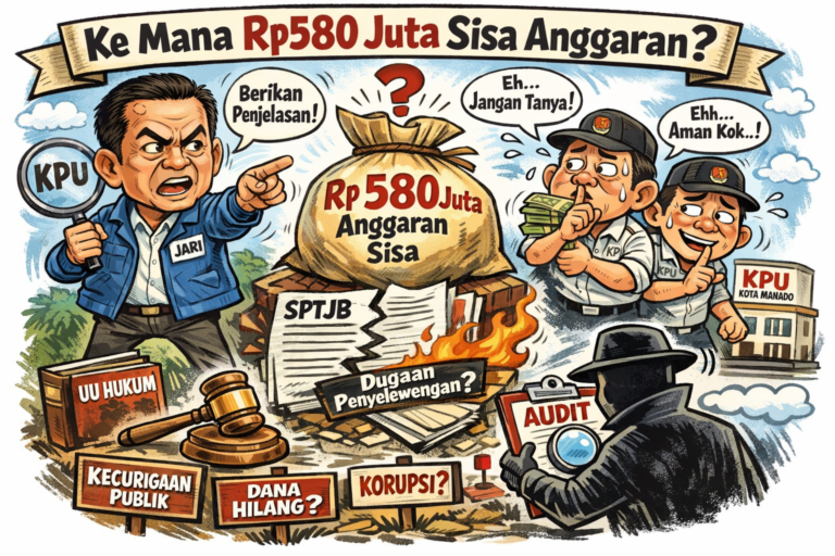 Sisa Anggaran Badan Adhoc 2024 sebesar 580 Jutaan, Dimana KPU Manado?