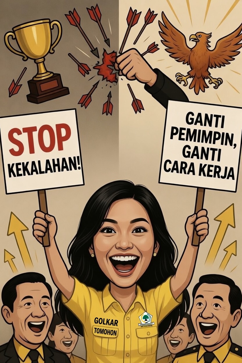 STOP KEKALAHAN! Resep Bangkit Golkar Tomohon: Ganti Pemimpin, Ganti Cara Kerja